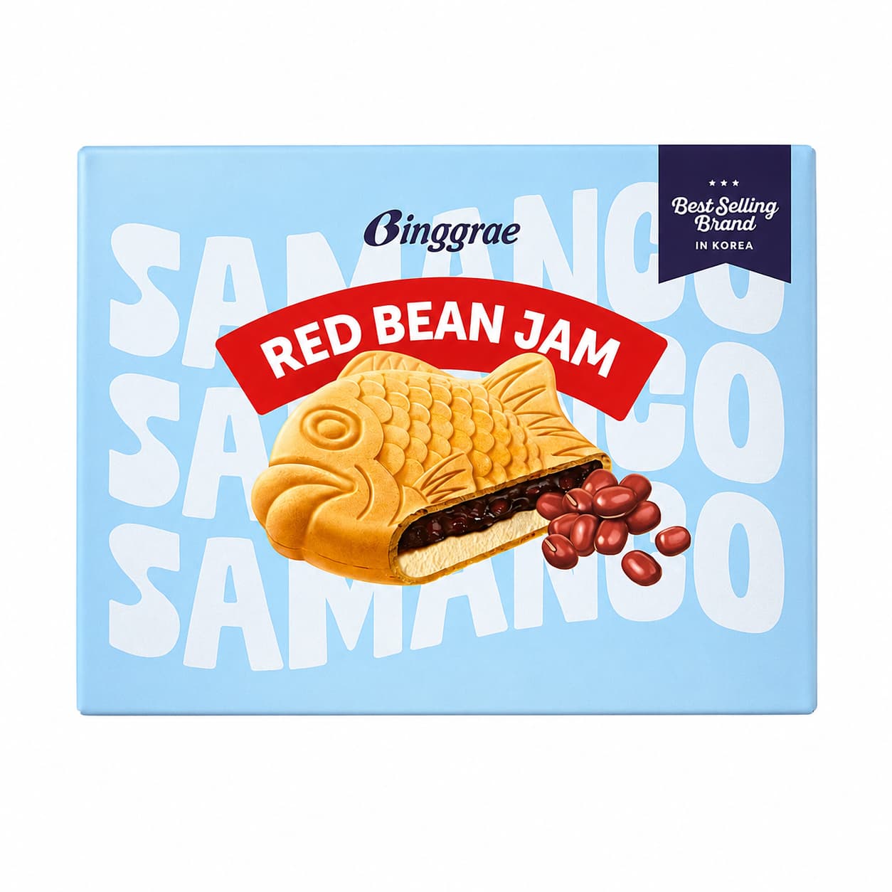 Binggrae Red Bean-Filled Fish